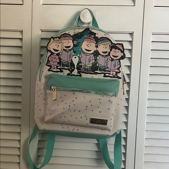 Backpacker Other - Peanuts Kids Backpack - Teal and White “ 6 X 13” backpack